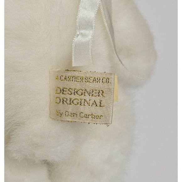 Cartier Bear Co Designer Original Daisie Plush Bear By Deri Cartier Vintage 1984 - Picture 4 of 4